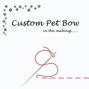 Custom Pet Bow in the making...